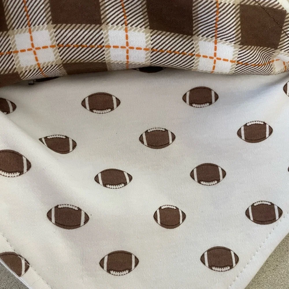 Hudson Baby Thanksgiving Theme Bibs and Hats Set 0-6 Months
